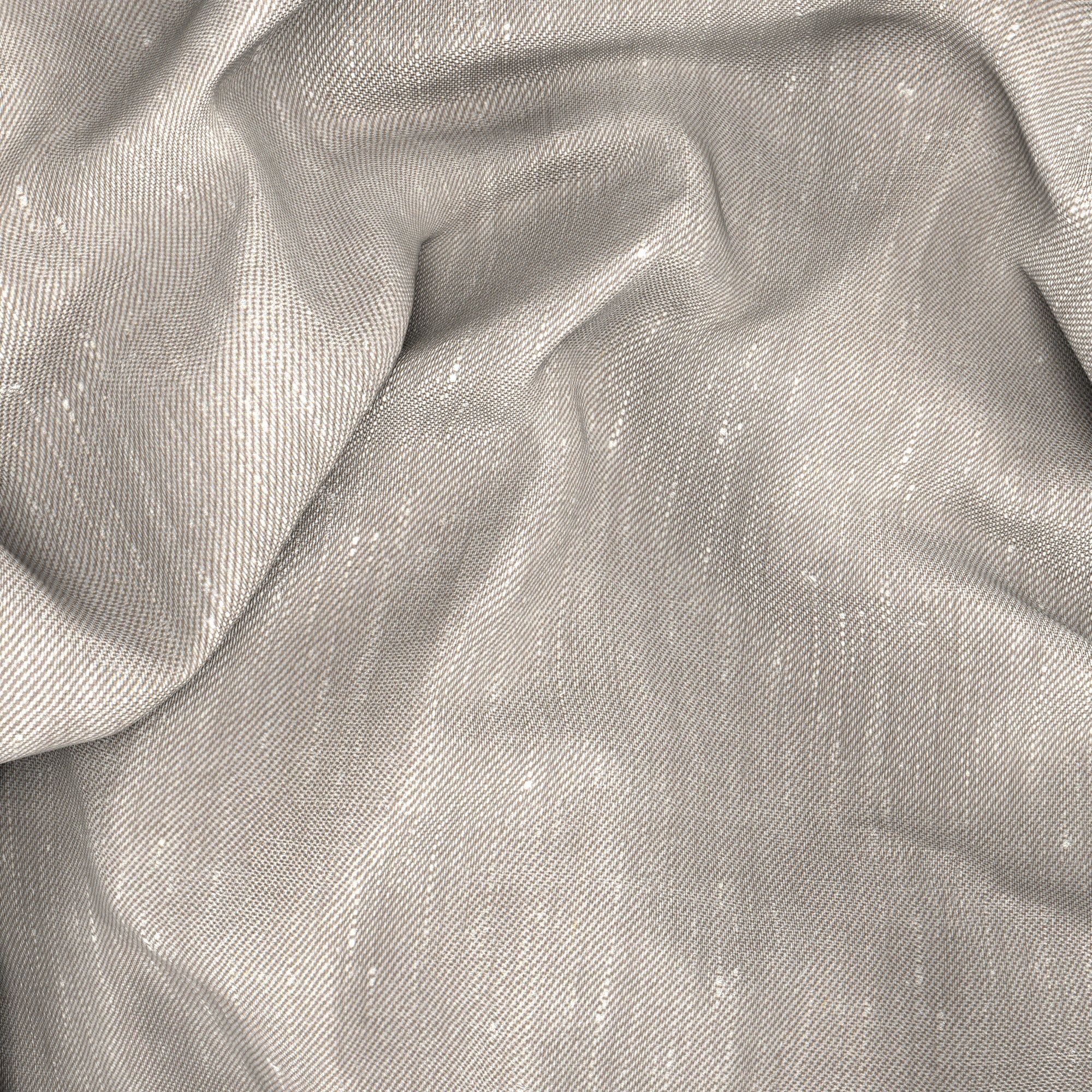 Gilet in lino lana beige effetto denim - Image 3