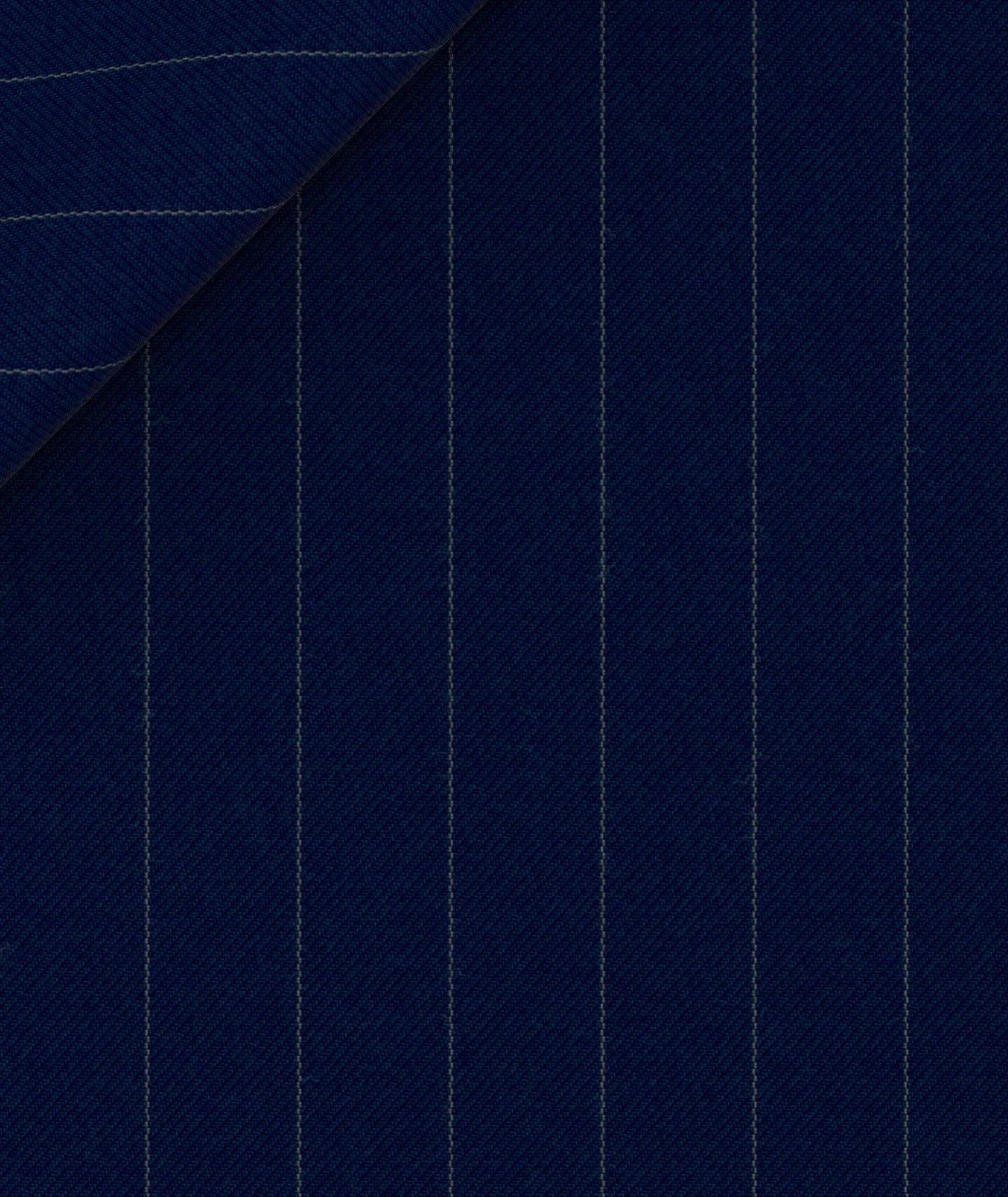 Gilet Signature gessato blu in lana 150's - Image 2