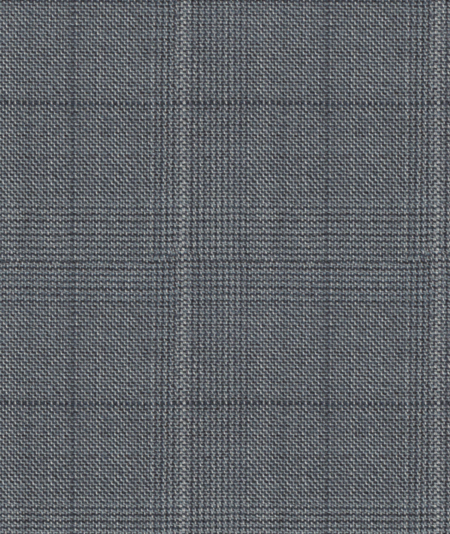 Gilet Signature in lana Principe di Galles grigio - Image 4