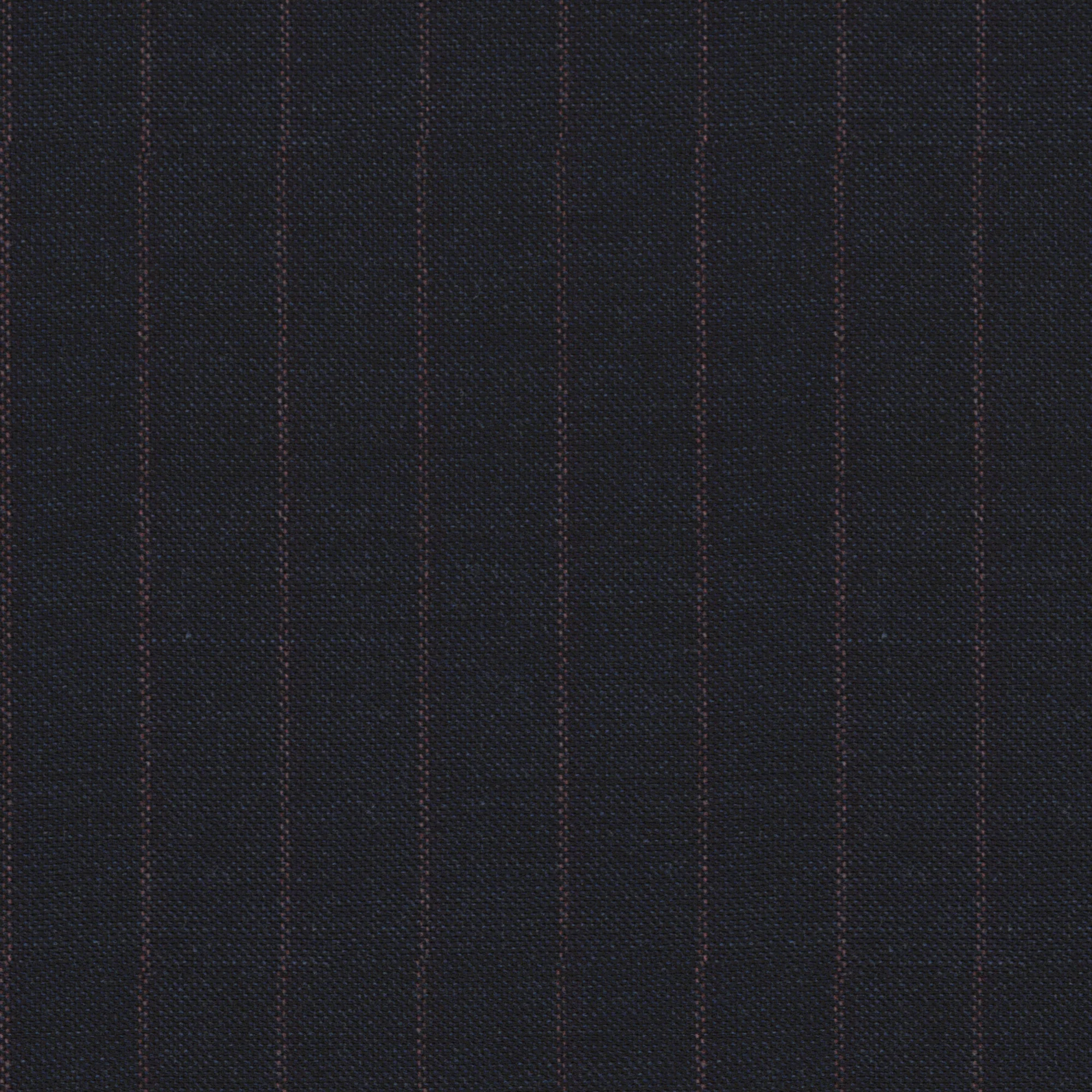 Gilet Signature in lana Super 170's blu gessato rosso - Image 3