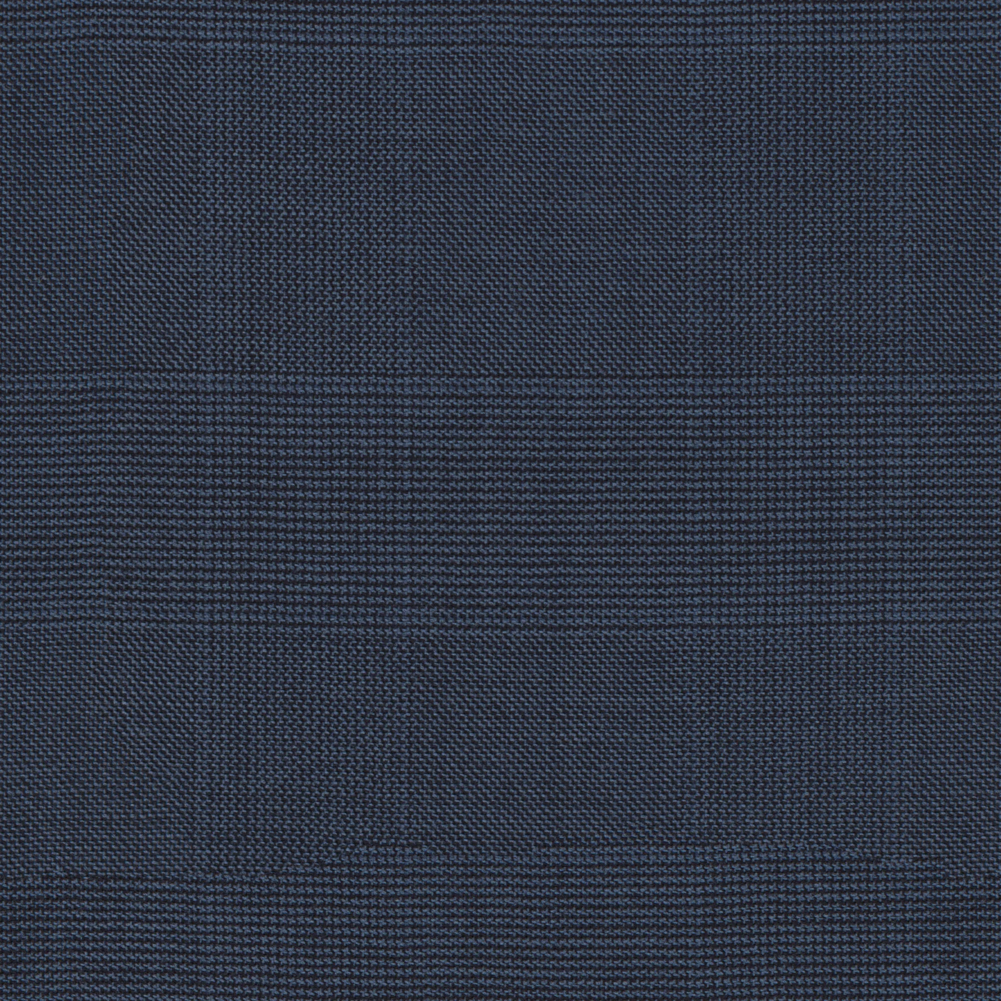 Gilet Signature in lana Super 170's principe di Galles blu chiaro - Image 4