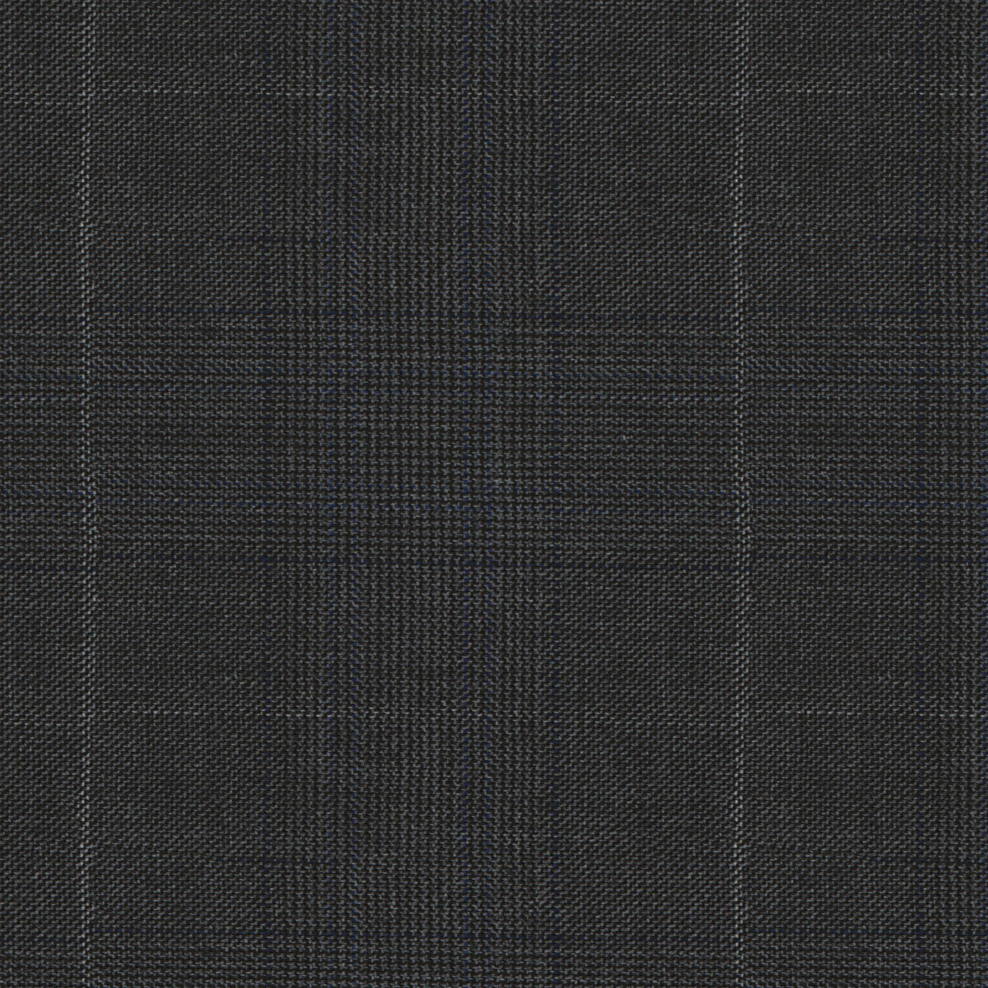 Gilet Signature in lana Super 170's principe di Galles grigio - Image 4