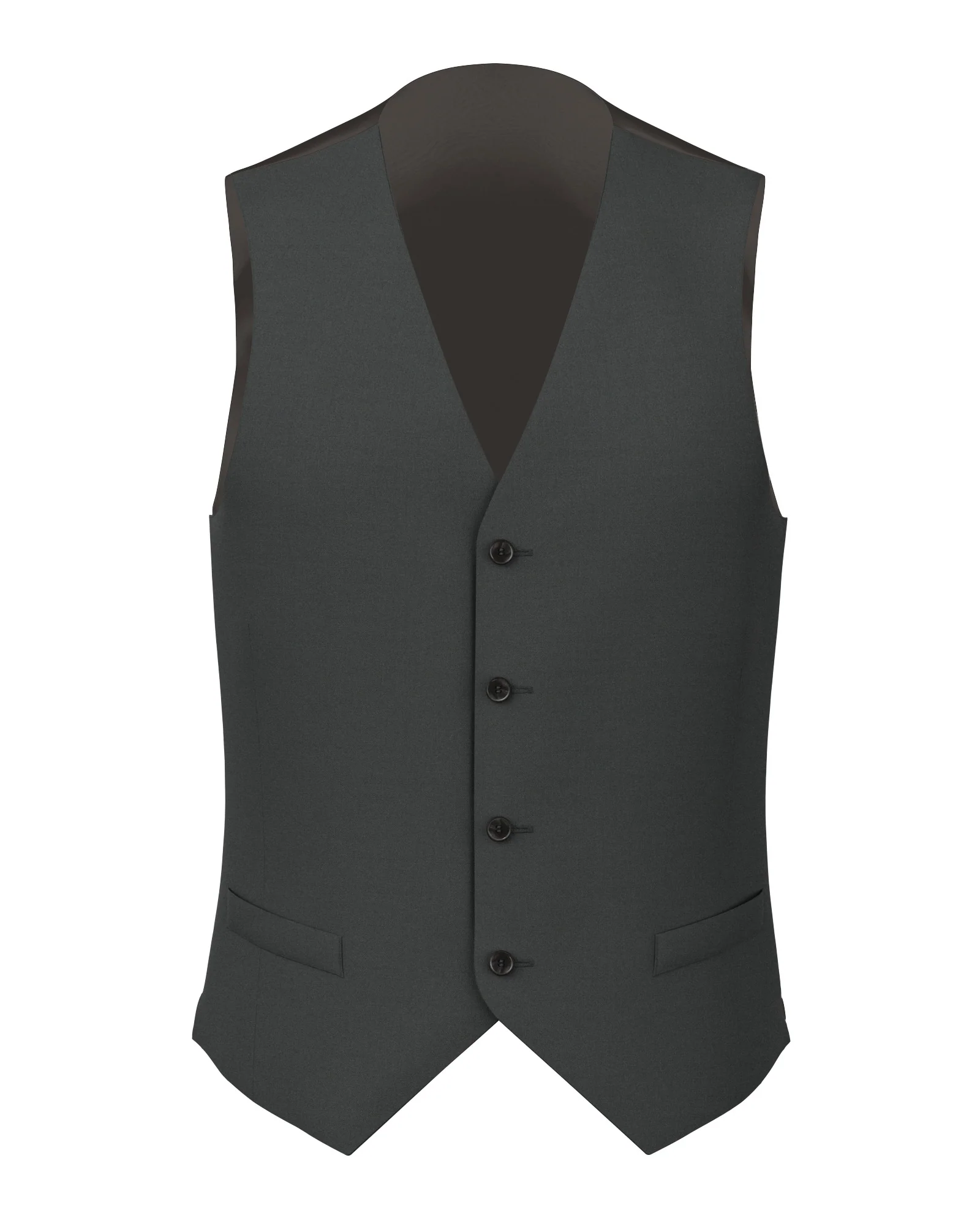 Gilet Signature in lana Traveller verde salvia