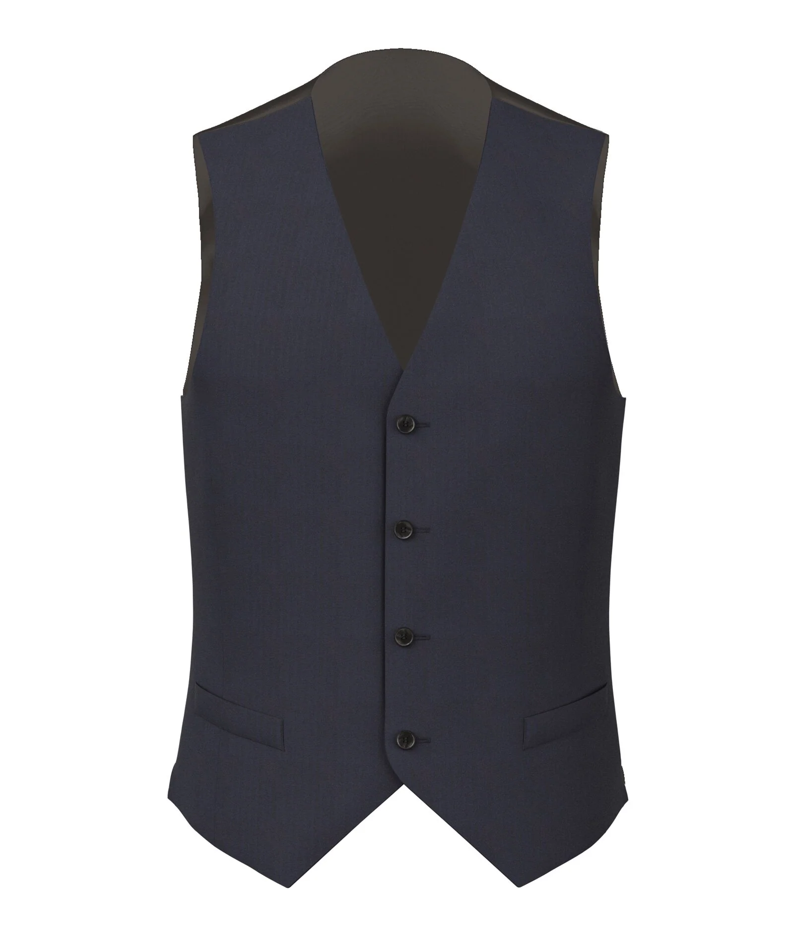 Gilet Signature Spigato Blu