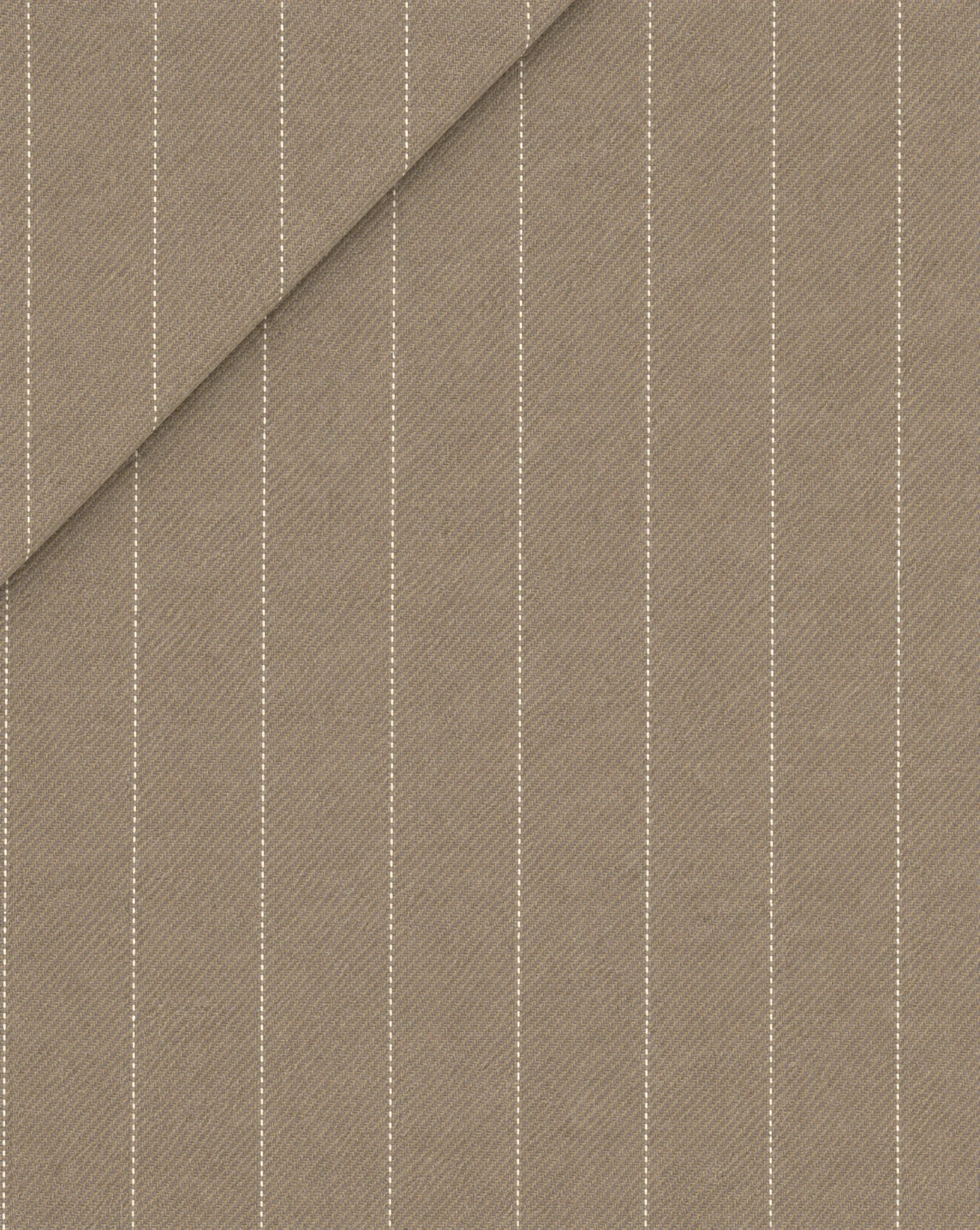 Abito in lana 130's gessato beige - Image 5