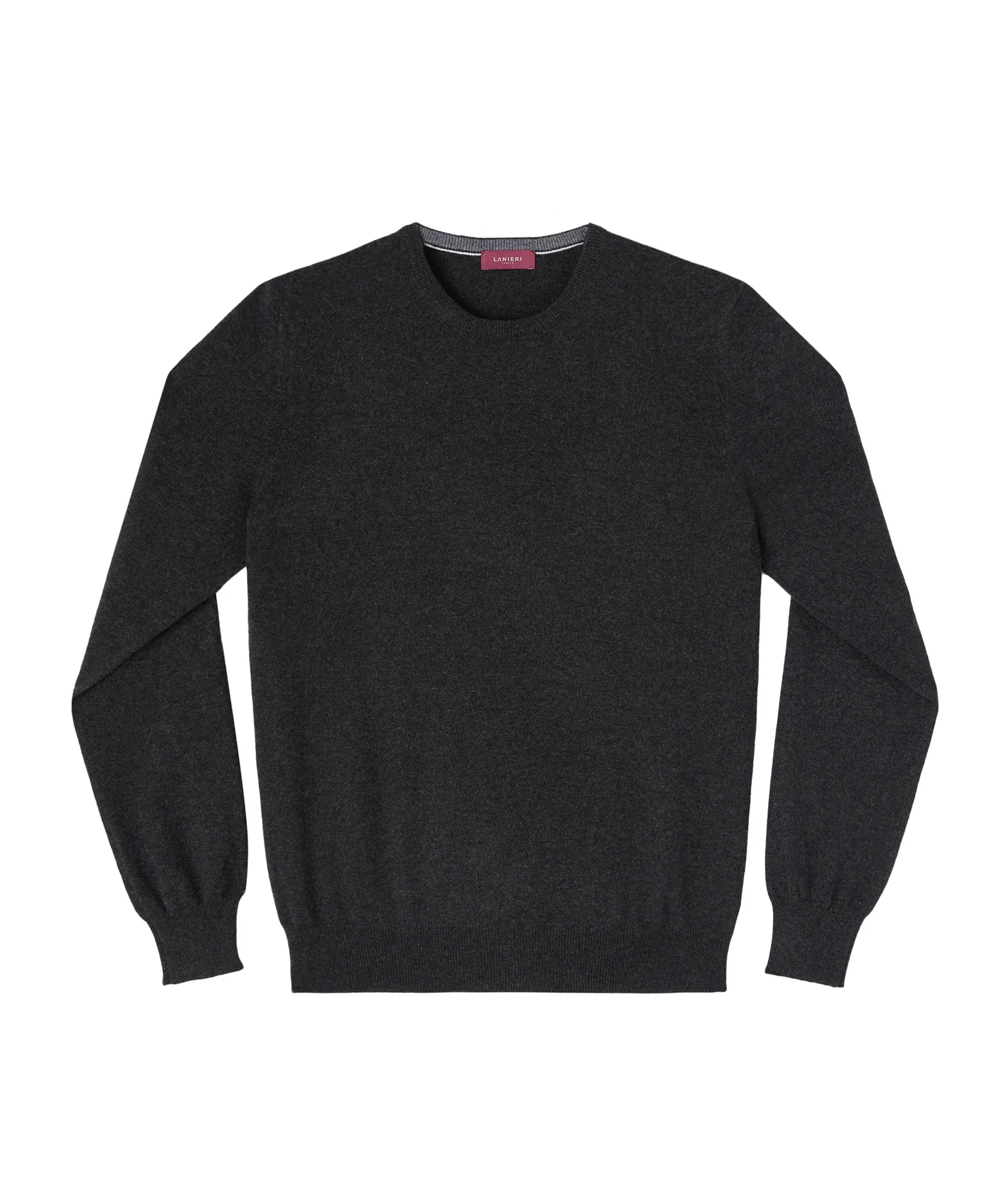 Maglione antracite in cashmere - Image 3