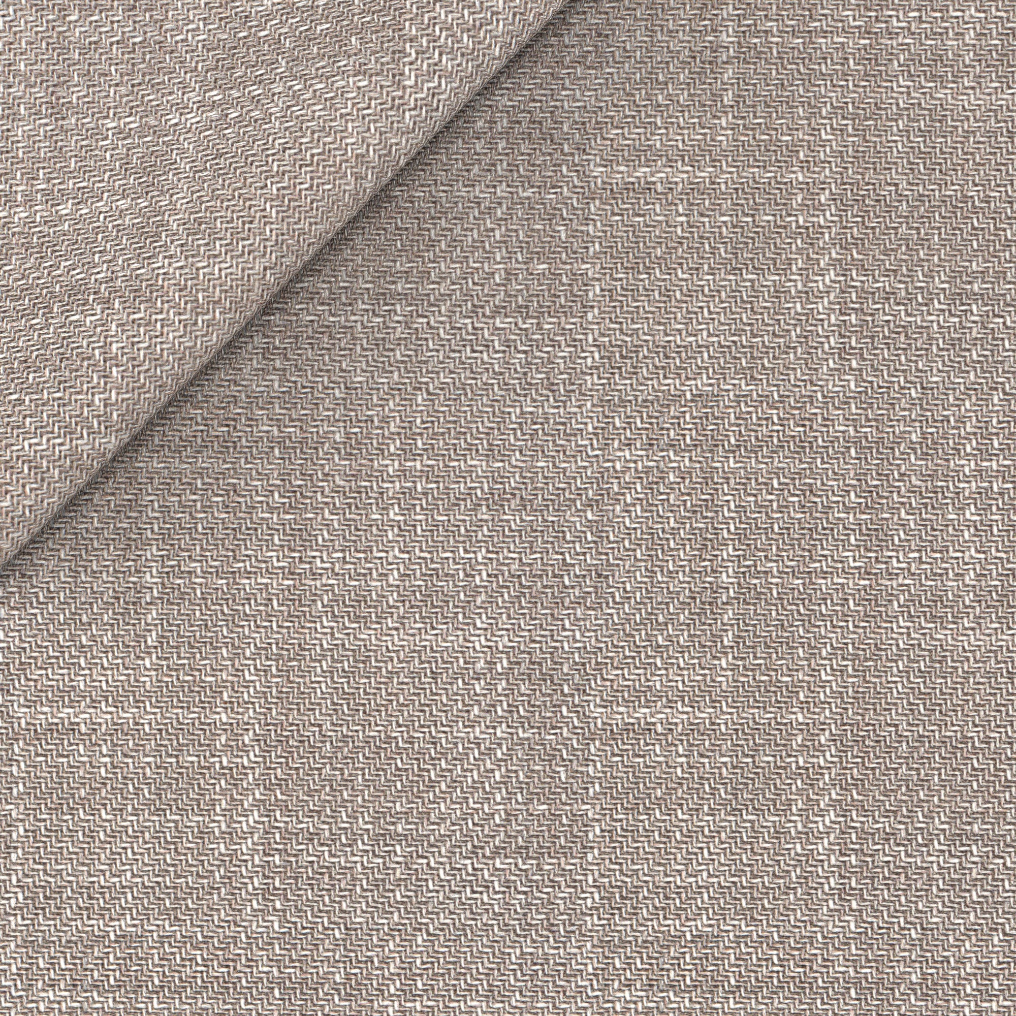 Overshirt in cotone lana beige mélange - Image 7
