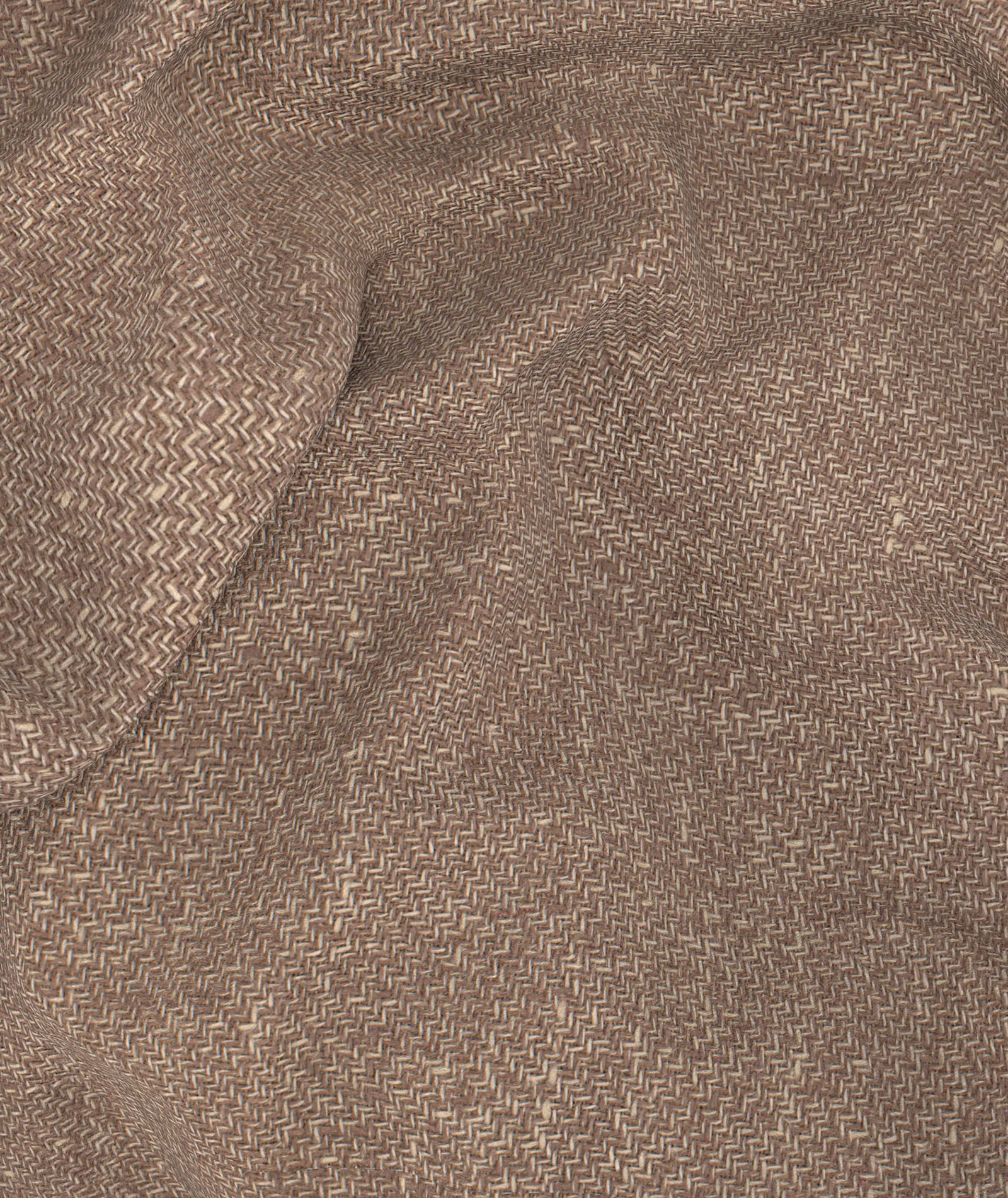 Overshirt in lino-lana-seta microdesign beige - Image 7