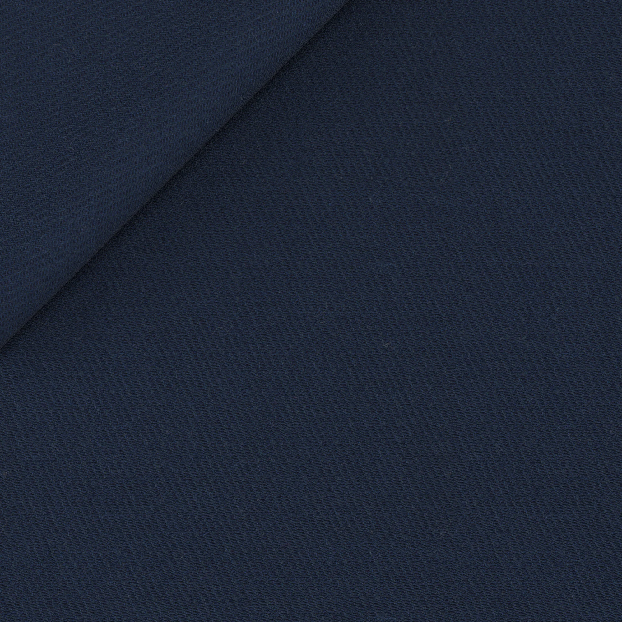 Overshirt in twill di cotone stretch blu navy - Image 2
