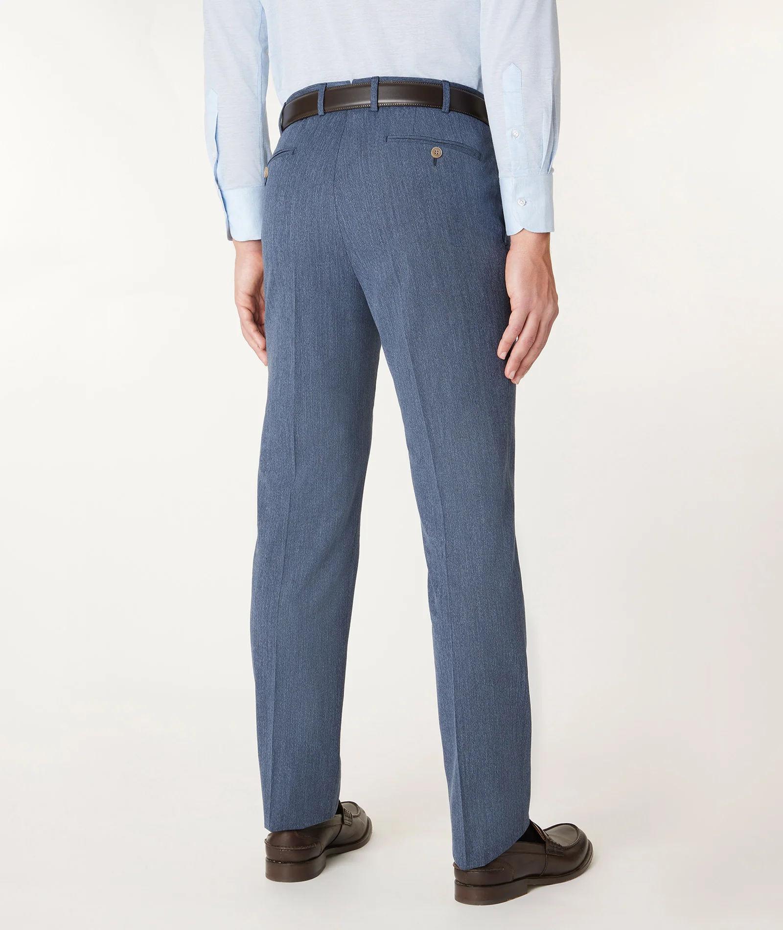 Pantalone chino Effetto Denim Cotone Lana - Image 3