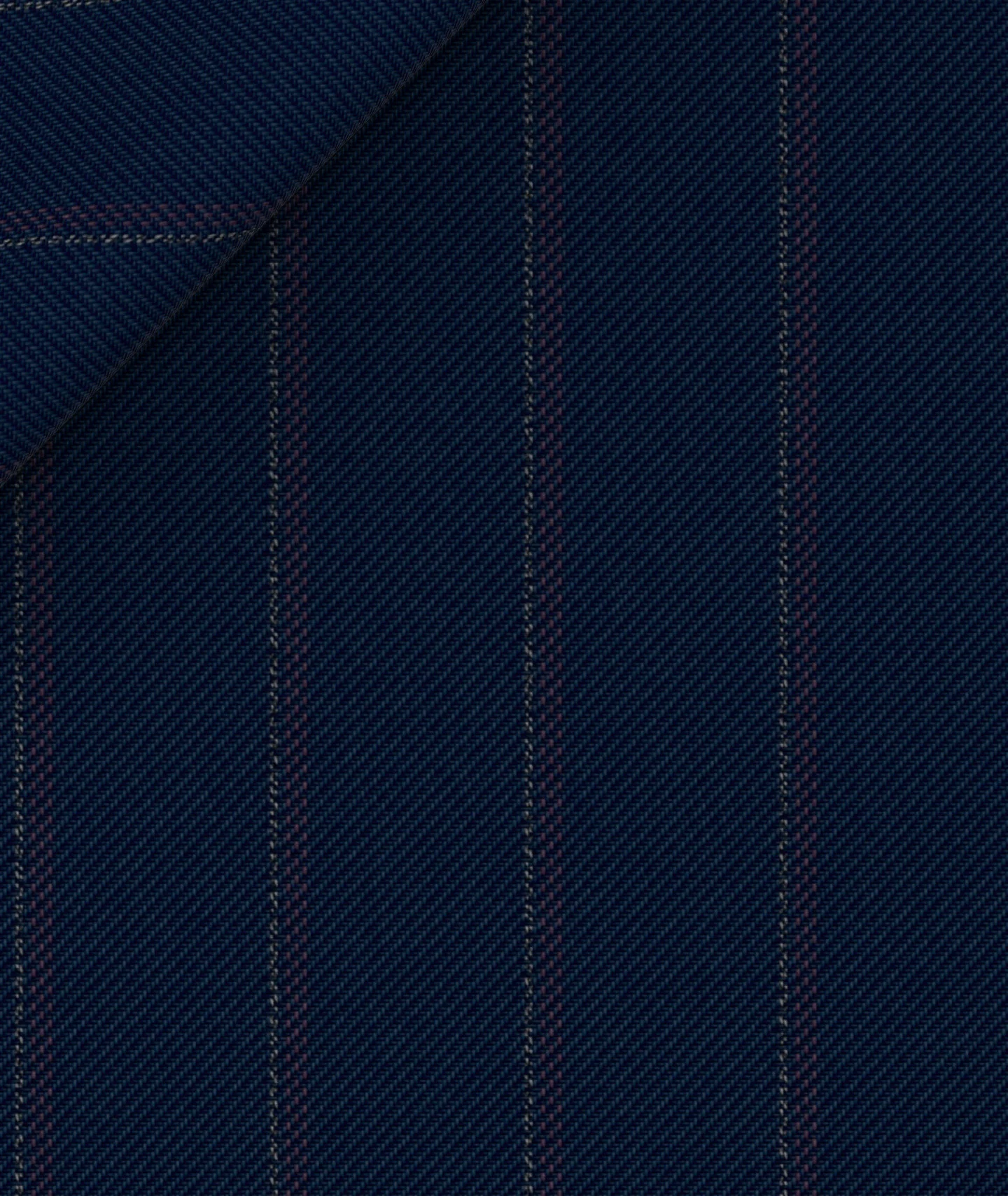 Pantaloni gessati blu navy - Image 2