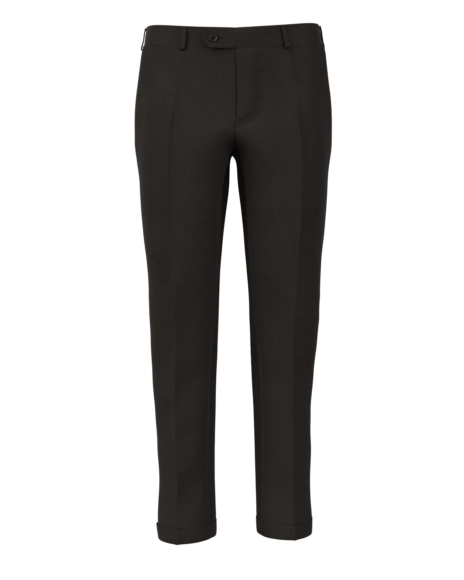 Pantaloni in lana marrone