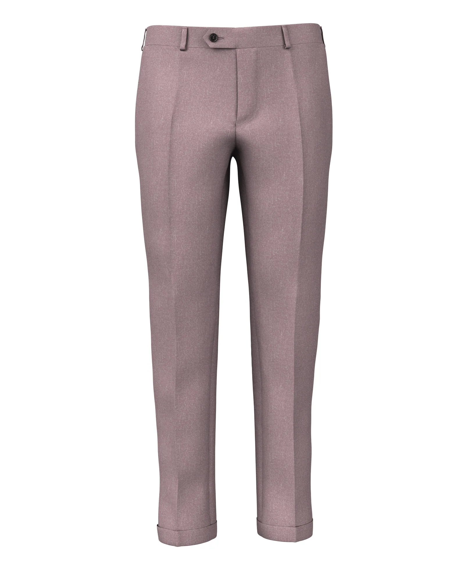 Pantaloni in lana seta lino rosa