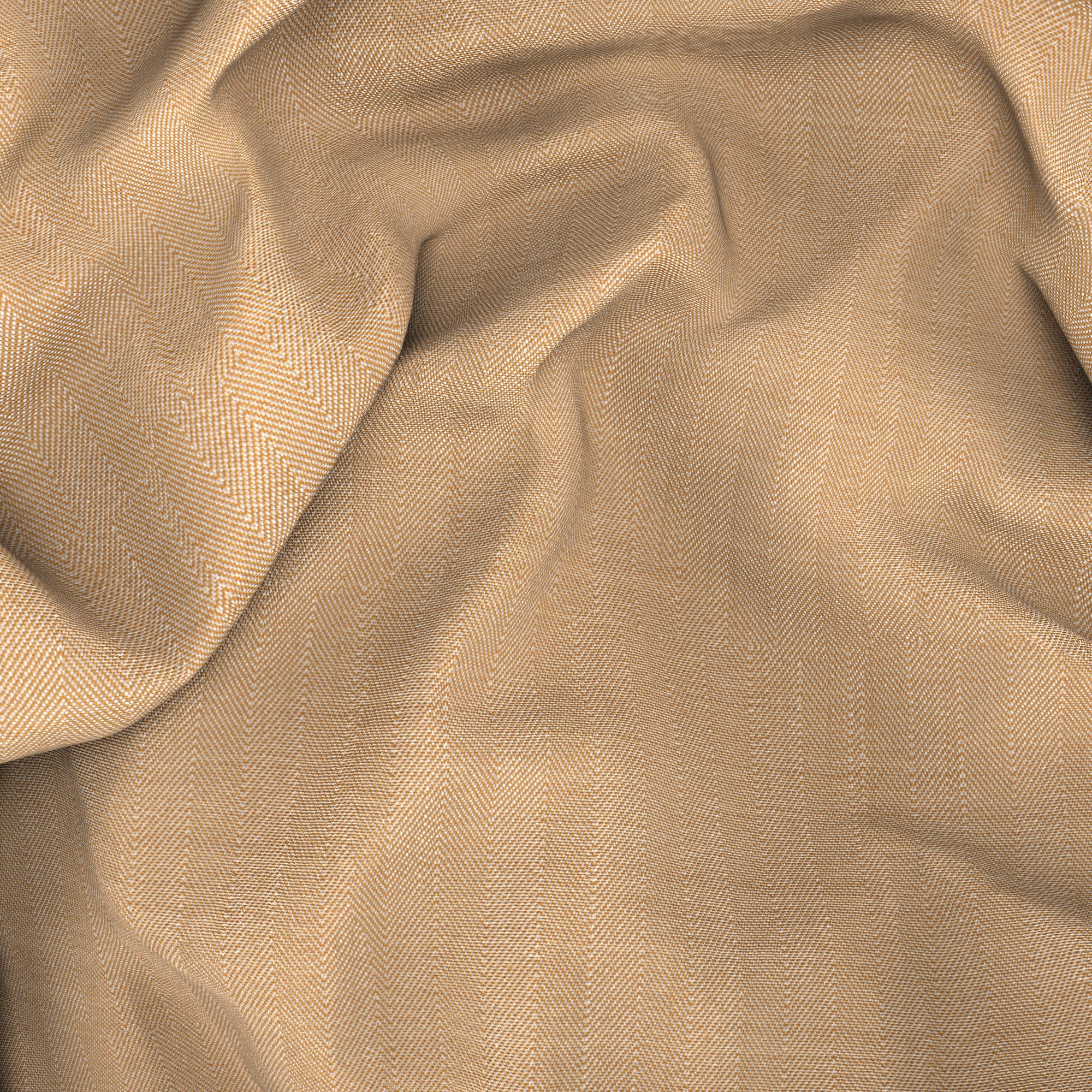 Pantaloni in lana solaro spigato beige - Image 4