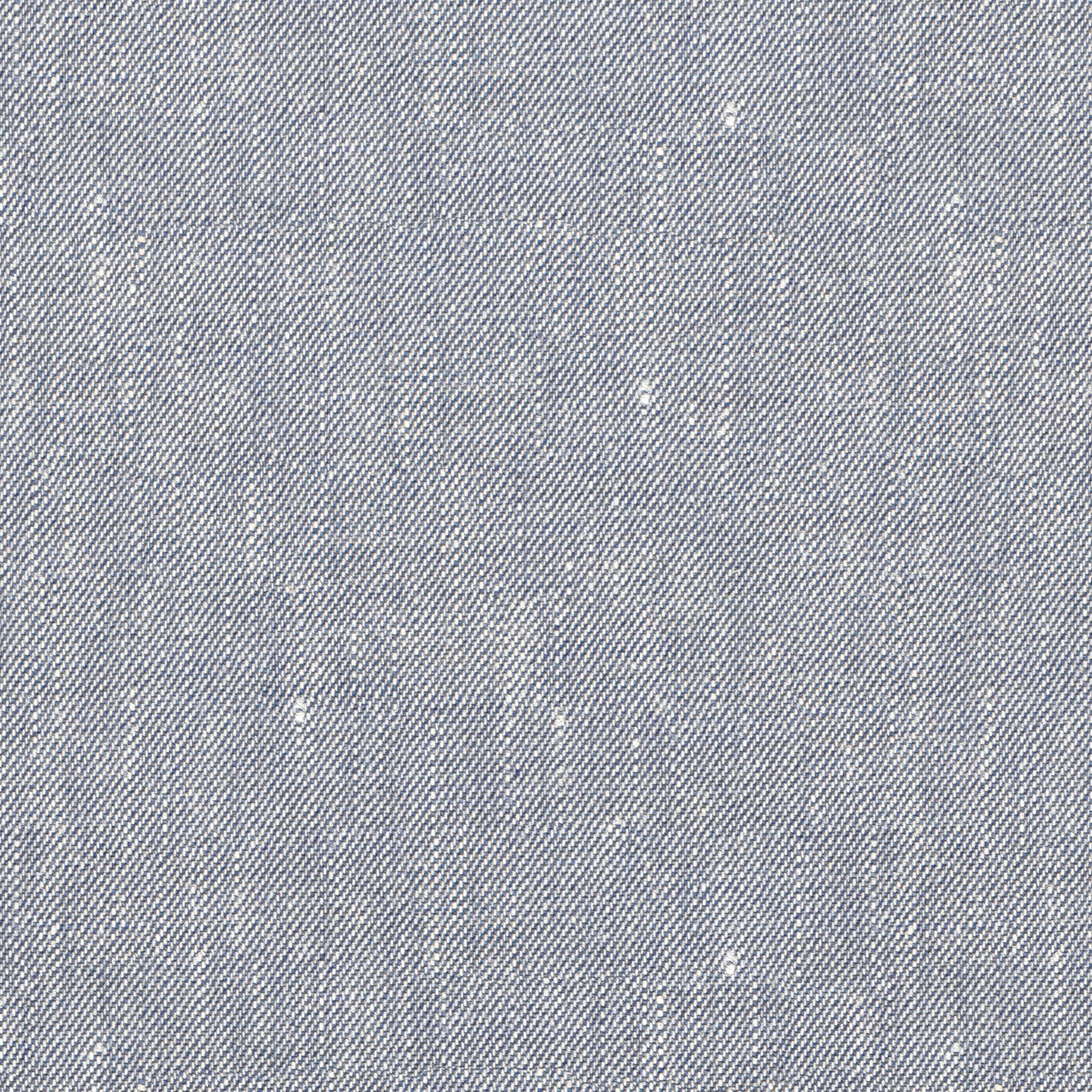 Pantaloni in lino lana azzurro effetto denim - Image 2