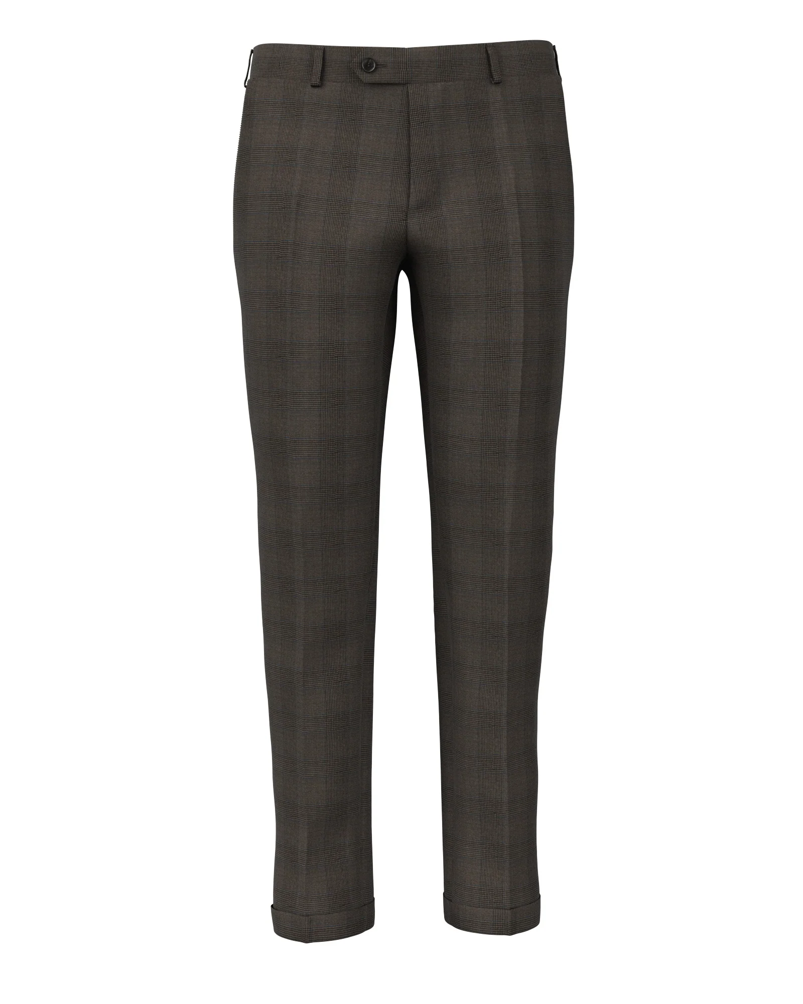 Pantaloni Principe di Galles canna di fucile e azzurro