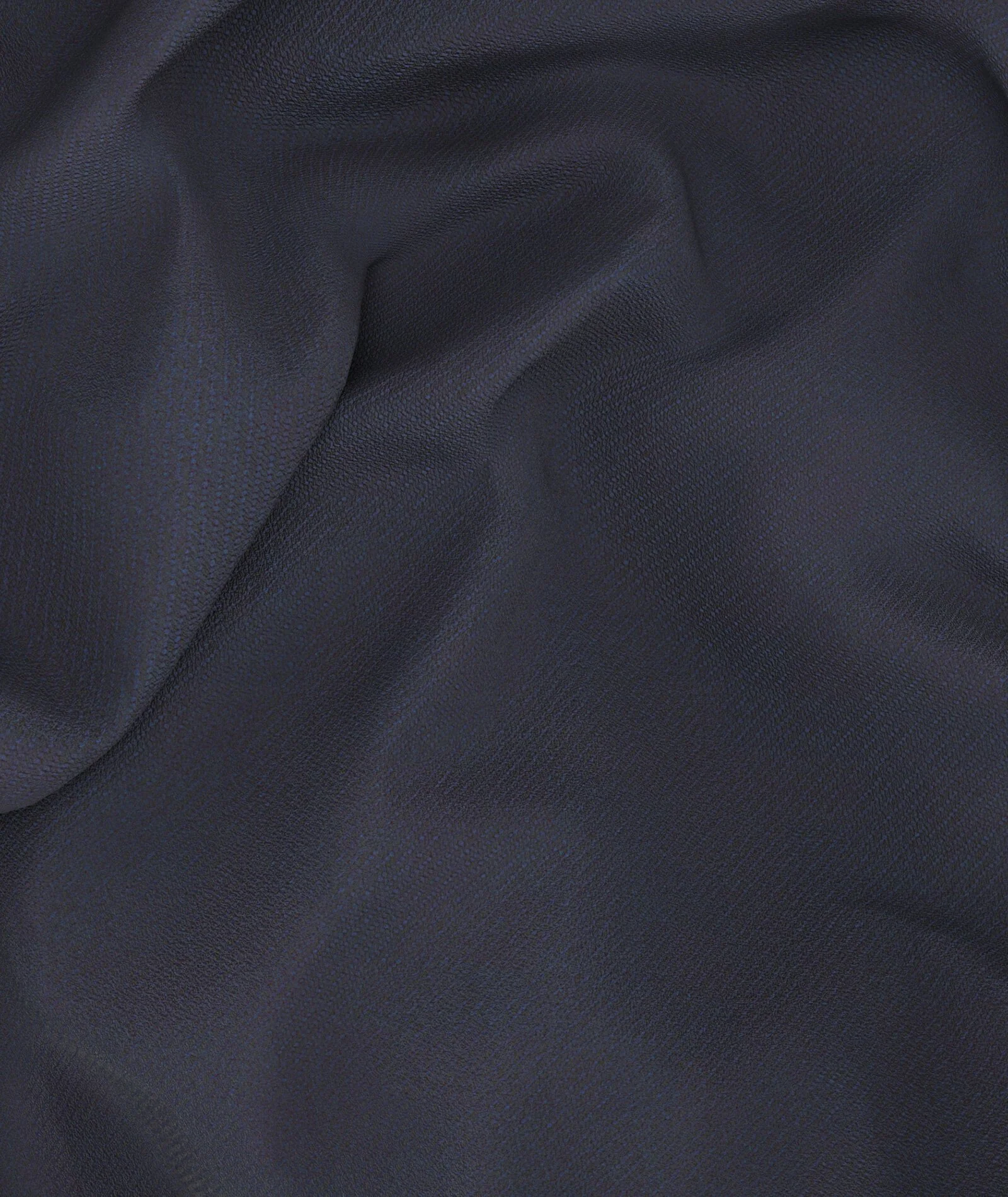 Pantaloni Su Misura da Uomo blu in twill di lana - Image 4