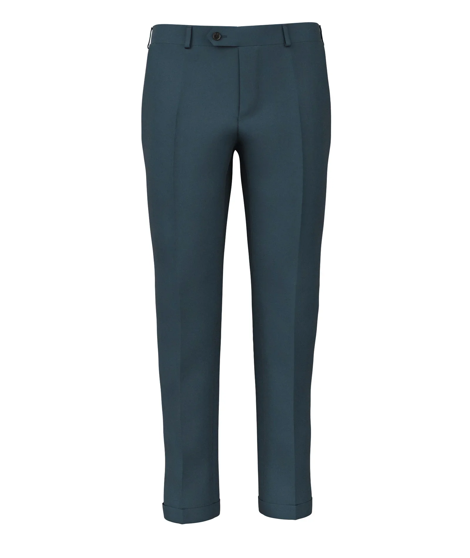 Pantaloni Su Misura da uomo blu scuro in lana