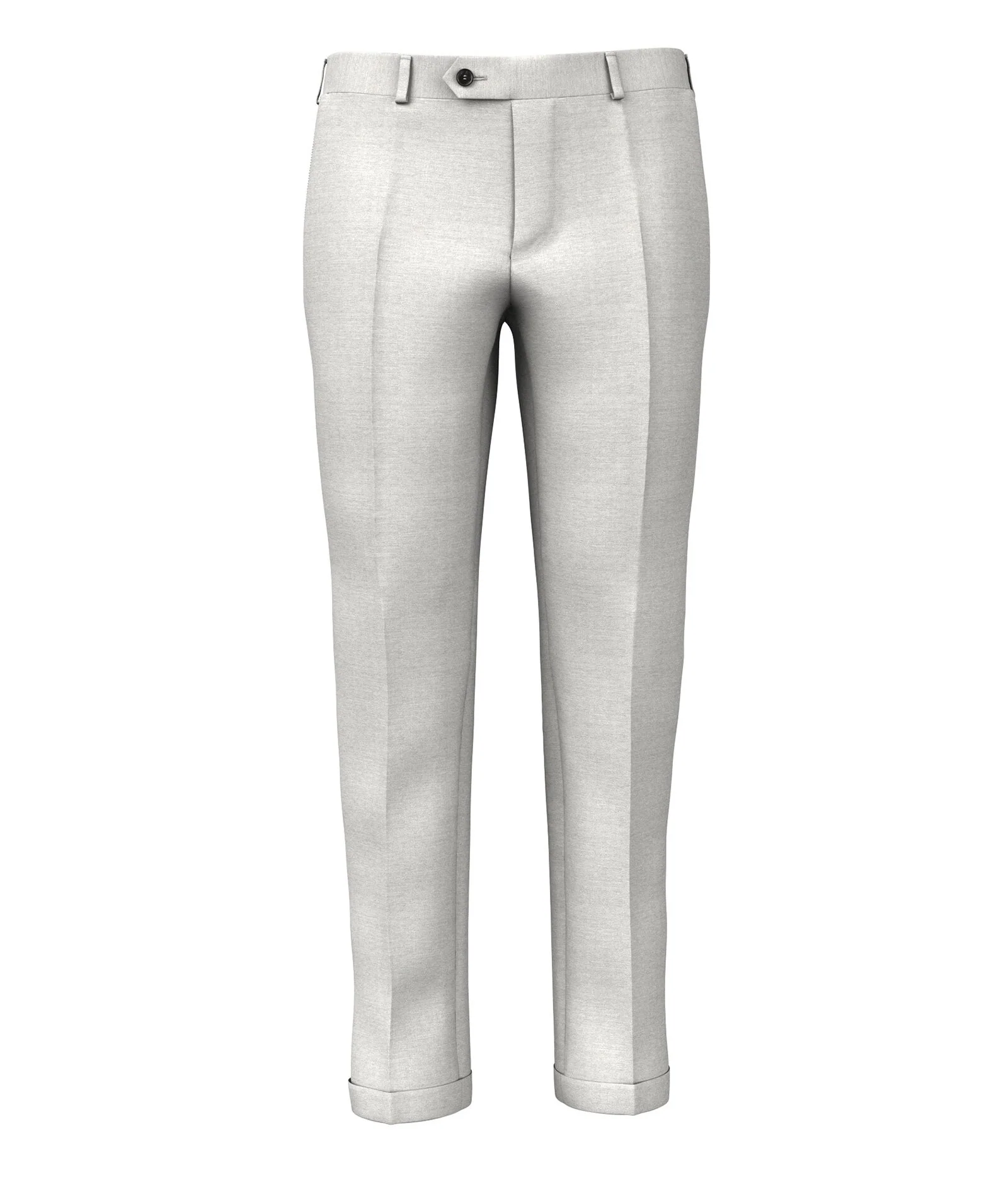Pantaloni Su Misura da Uomo Grigio sale e pepe in Lana