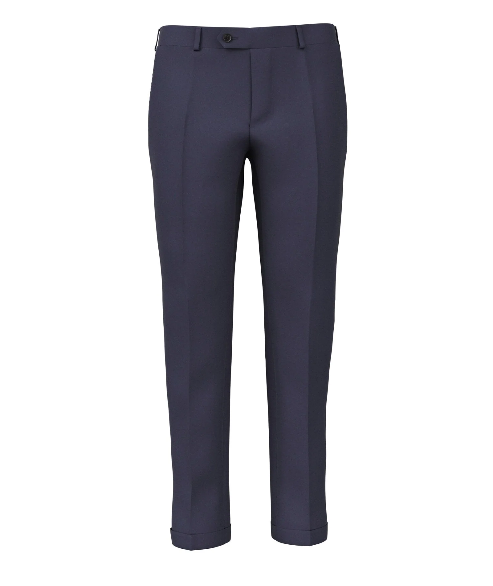 Pantaloni Su Misura da Uomo in lana e cashmere blu